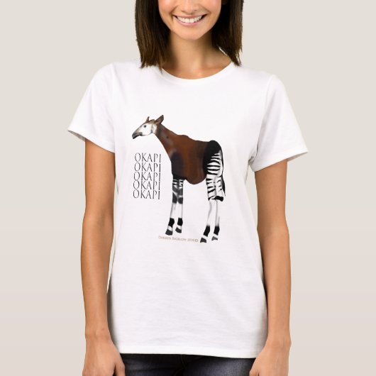 T-shirt d'okapi (Devant)