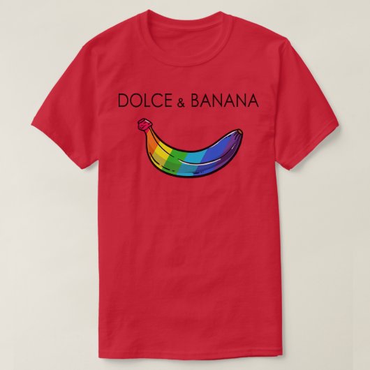 T-shirt Dolce And LGBTQ Banana Funny Pride Graphic Cute Ra (Design devant)