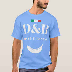 T-shirt Dolce E Banana T Shirt Italienne, Drôle Desi Graph
