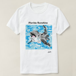 T-shirt: Dolfijn aan het spelen T-shirt