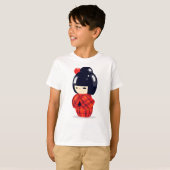 T-shirt Doll Sakura Kokeshi (Devant entier)