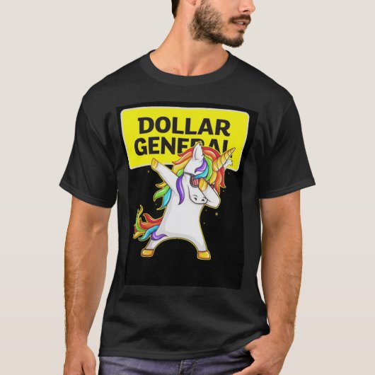 T-shirt Dollar General Dollar General Unicorn Dabbing Unis (Devant)