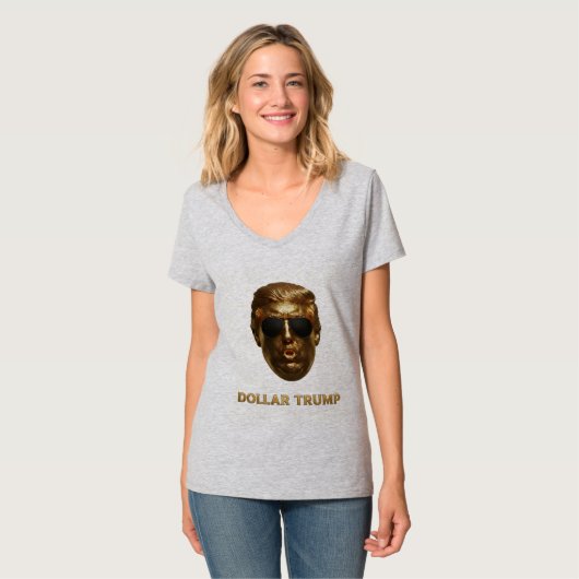 T-shirt Dollar Trump solaire (Devant entier)