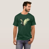 T-shirt Dollars volants d'argent fol (Devant entier)