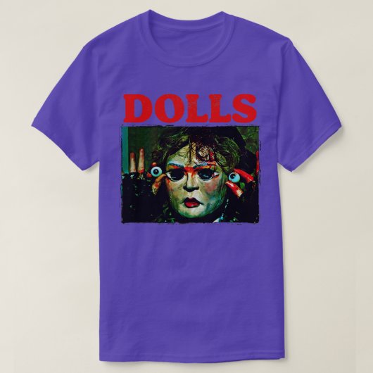 T-shirt DOLLS Retro 80s Cult Classic Horror (Design devant)