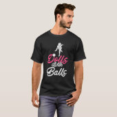 T-shirt Dolls With Balls Women Bowling Team Bowler (Devant entier)