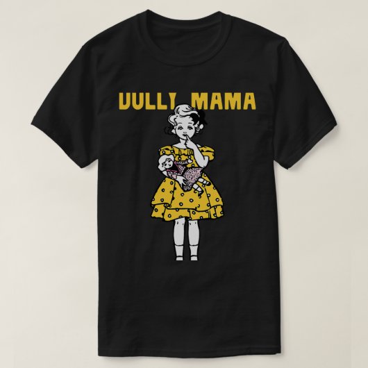 T-shirt Dolly Mama Design Petites Filles Qui Aiment Jouer (Design devant)