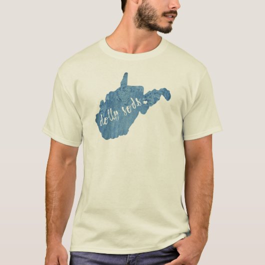 T-shirt Dolly Sods Wilderness West Virginia Wood Grain (Devant)