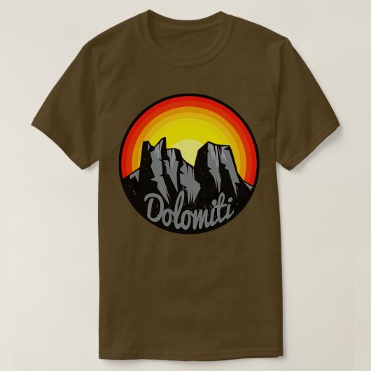 T-shirt Dolomite Mountains 1 (Design devant)