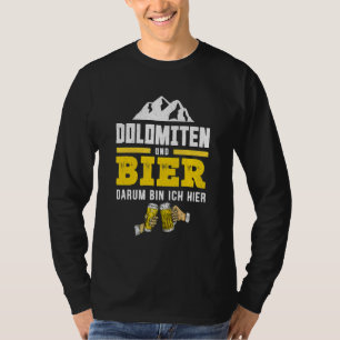 T-shirt Dolomites Et Bière Tyrol Du Sud Randonnée L Alpine