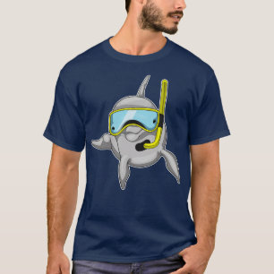 T-shirt Dolphin Diver Snorkel