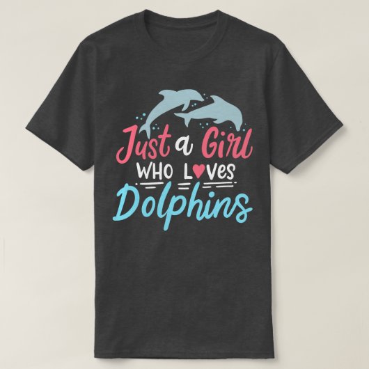 T-shirt Dolphin Dolphin Lover 2 (Design devant)