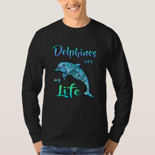 T-shirt Dolphin Dolphins Océan Poisson de mer Animal drôle