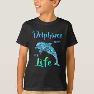 T-shirt Dolphin Dolphins Océan Poisson de mer Animal drôle