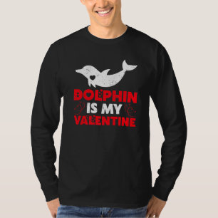 T-shirt Dolphin Est Mon Valentine Dolphin Poisson Valentin