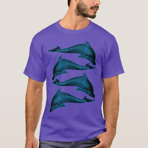 T-shirt Dolphin étrusque grec romain de la sculpture de br