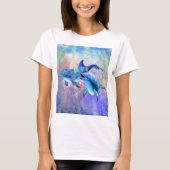 T-shirt Dolphin Famille heureuse (Devant)