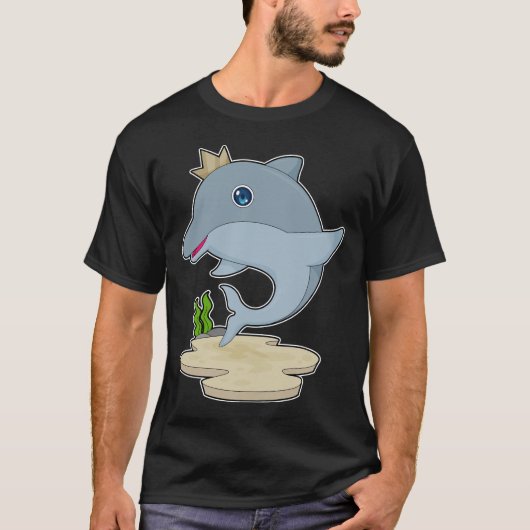 T-shirt Dolphin King Crown (Devant)
