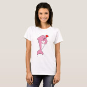 T-shirt Dolphin Love Heart (Devant entier)