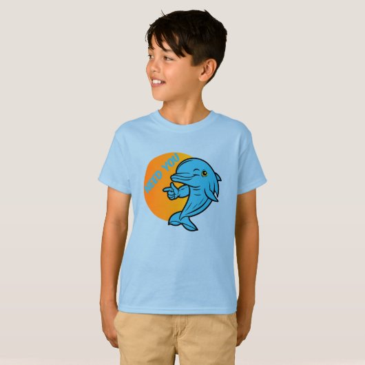 T-shirt Dolphin Pointer Neon Splash (Devant entier)