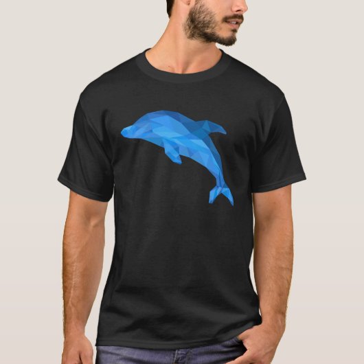 T-shirt Dolphin  Polygon Poly Ar Women s (Devant)
