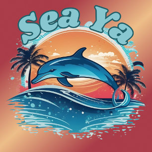 T-shirt Dolphin tropical Sea Ya