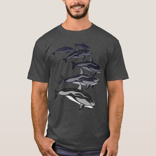 T-shirt Dolphin Unisex Dolphin Art Shirts (Devant)
