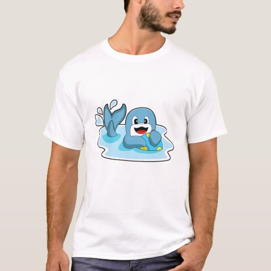 T-shirt Dolphin with Water polo (Devant)