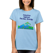 T-shirt Dolphins Against Nuclear Energy Anti-Nuke