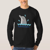 T-shirt Dolphins Cool de jour école élémentaire Ut S (Devant)