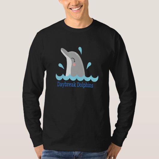 T-shirt Dolphins Cool de jour école élémentaire Ut S (Devant)