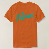 T-shirt Dolphins Miami Retro (Design devant)