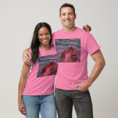 T-shirt Dolphins roze (Unisex)