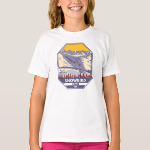 T-shirt Domaine skiable de Snowbird Hiver Utah
