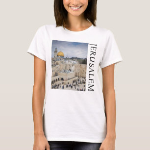 T-shirt Dôme du Rocher Place du Mur occidental, Jérusale