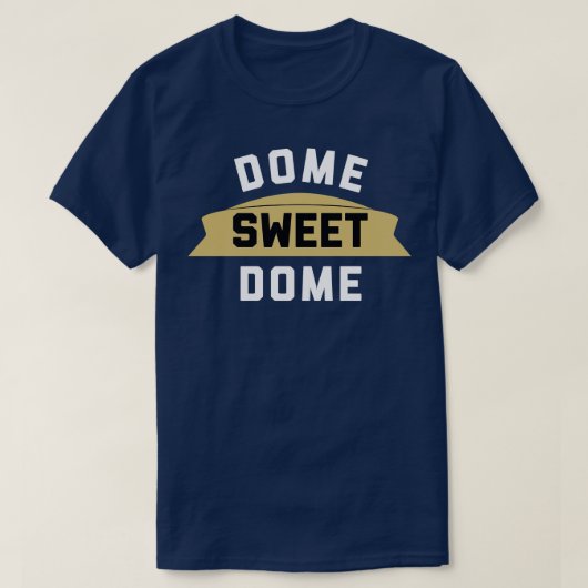 T-shirt Dome Sweet Dome NO noir (Design devant)