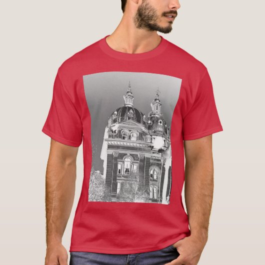 T-shirt Dômes squelettes (Devant)