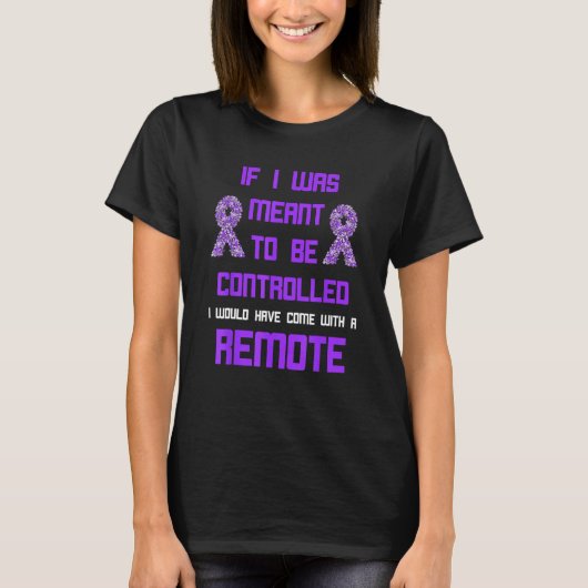 T-shirt Domestic Violence Awareness Remote World Narcissis (Devant)