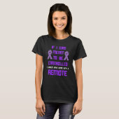 T-shirt Domestic Violence Awareness Remote World Narcissis (Devant entier)