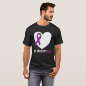 T-shirt Domestic Violence Awareness Survivor Heart (Devant entier)