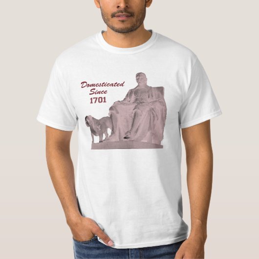 T-shirt Domestication de bouledogue (Devant)