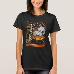 T-shirt Domeur d'éléphant de cirque Éléphant mignon Perso