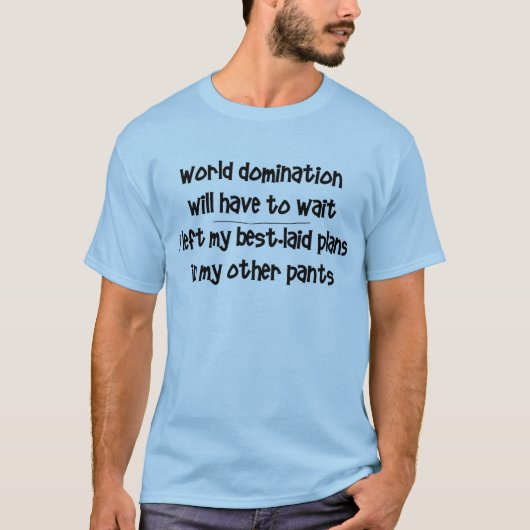 T-shirt Domination du monde (Devant)