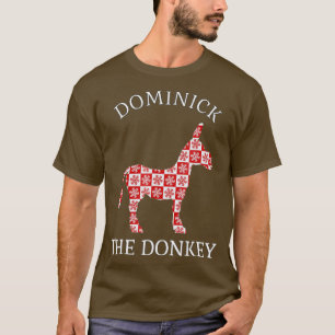 T-SHIRT DOMINER L'ÂNE NOËL ITALIEN T SHIRT_1