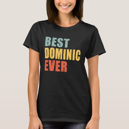 T-shirt Dominic Best Ever  Dominic (Devant)