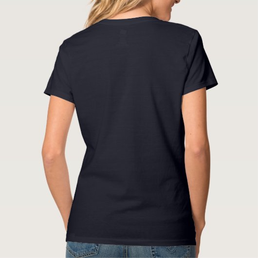 T-Shirt dominicain Daze féminin à col V (Dos)