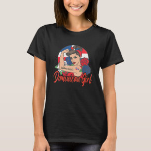 T-shirt Dominicana Girl Dominicanan Mujer Republica Domini