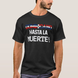 T-shirt Dominicano Flag Pride RD République Dominicaine Ci