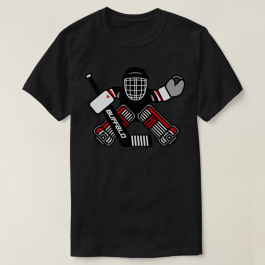 T-shirt Dominik Hasek Buffalo Dessin de gardien de but de (Design devant)