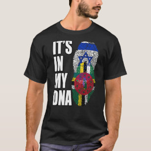 T-shirt Dominique Et Israël Mélangent L'ADN Patrimoine Du